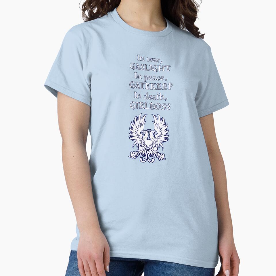 Grey warden gaslight, gatekeep, girlboss blue by elvengraces