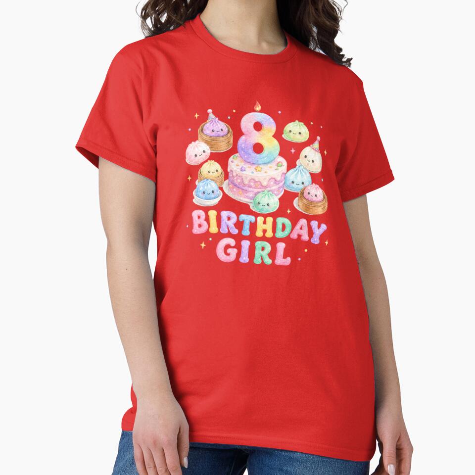 Cute Dim Sum Eighth Birthday Girl Party by bosamji