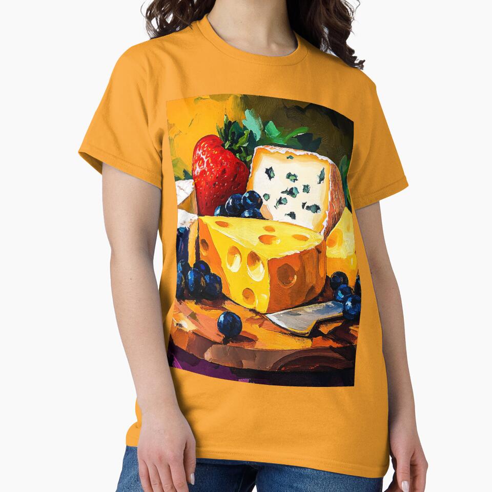A Vibrant Spread of Cheeses, Berries and Grapes Celebrating Color, Texture and Culinary Delight by OlfactoART Studio