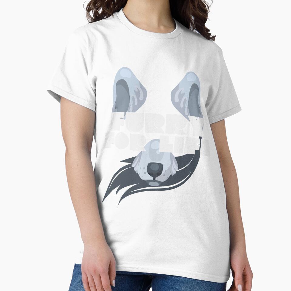 Furry Fandom T-Shirt, Furry Wolf Shirt, Anthromorphism, Furry Weekend,  2024 T-Shirt, Anthrocon by CloverAnnie