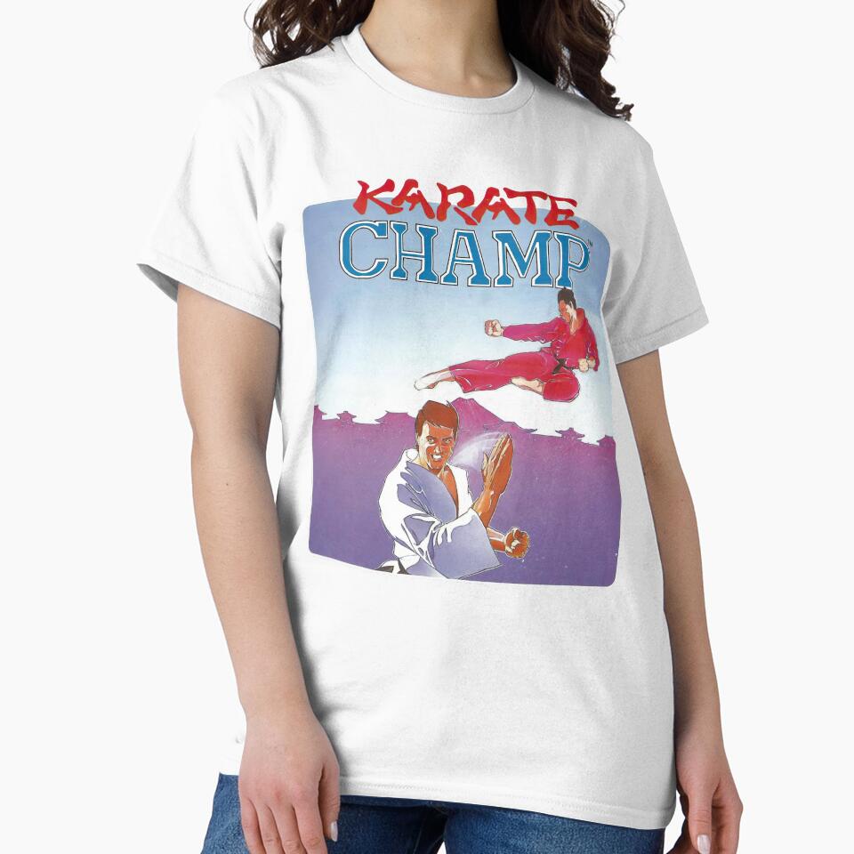 Karate Champ Retro Game Cover HD by Retr0Tshirts
