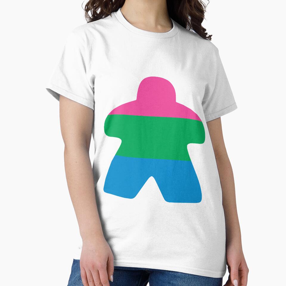 Polysexual Pride Flag Meeple by BeamGeeks