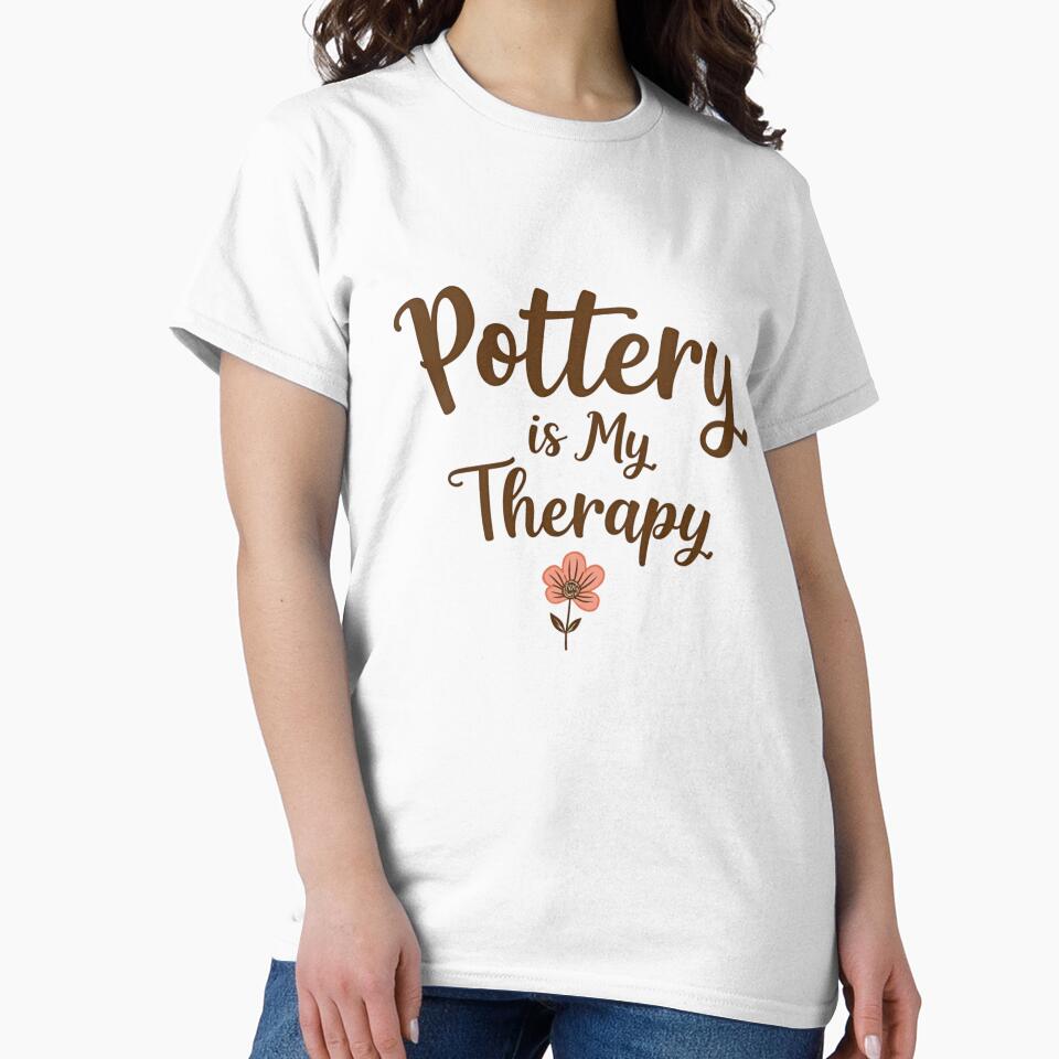 Pottery Is My Therapy Creative Zen by rustyroofco