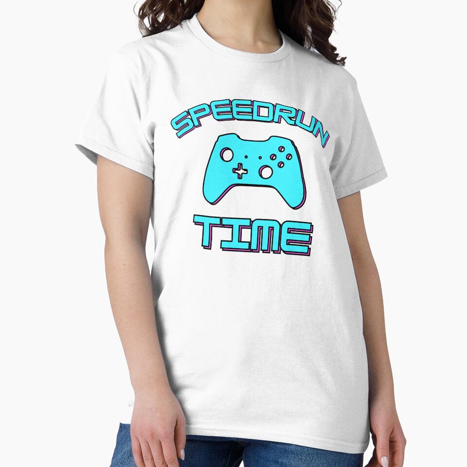 Speedrun Time Controller Design – Neon Gaming Graphic by PHRASEandSTYLE