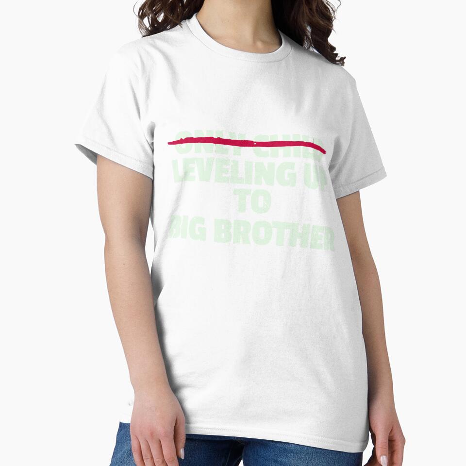 only child leveling up to big brother by whatsyokidswear