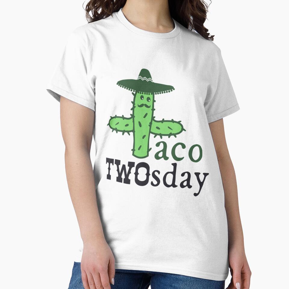 The ultimate taco twosday  Taco twosday  Taco twosday cactus  Black design by Vivithames
