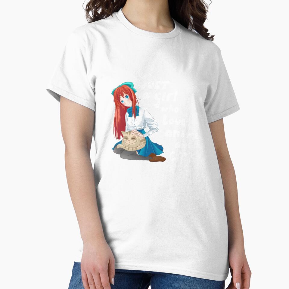 Just A Girl Who Loves Anime And Cats Otaku Kawaii by Pubi