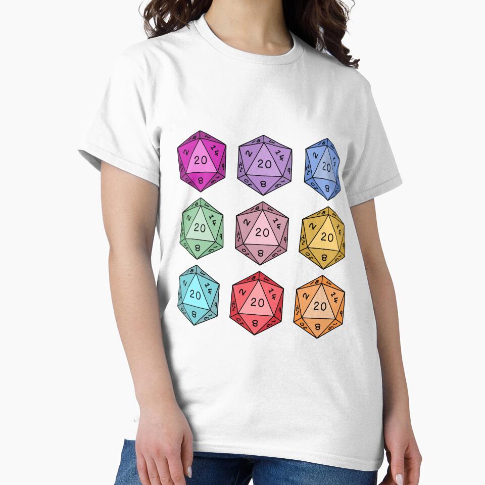 Rainbow D20 by leximarolf