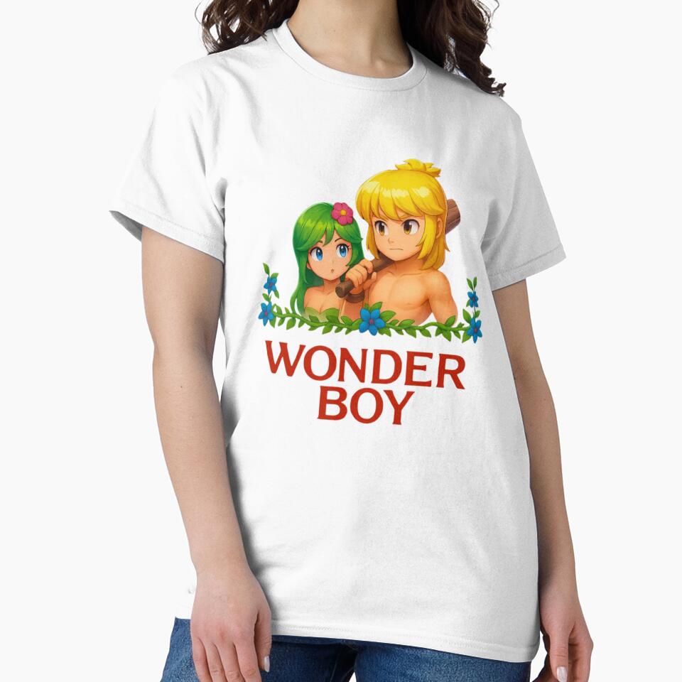 Wonder Boy Retro Game Mame by Pixelogia