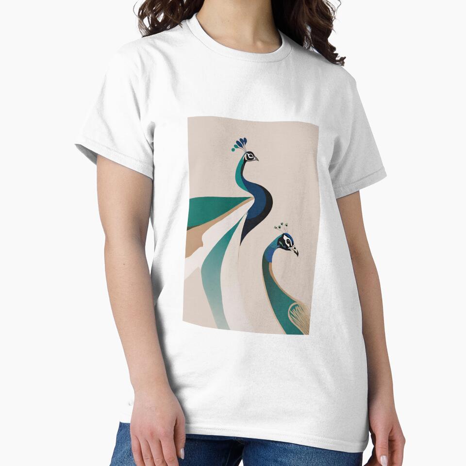 MINIMALIST PEACOCKS DESIGN by asudesign