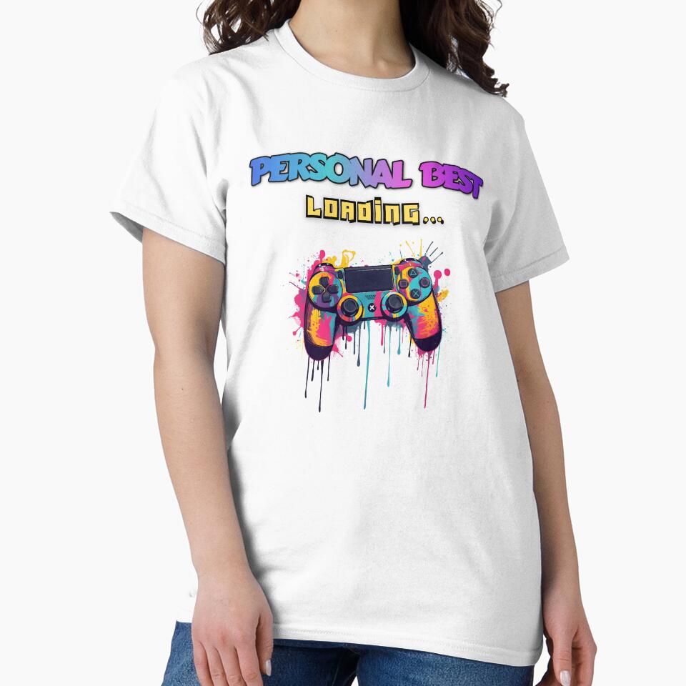 Personal Best Loading – Colorful Controller Speedrunning Design by PHRASEandSTYLE