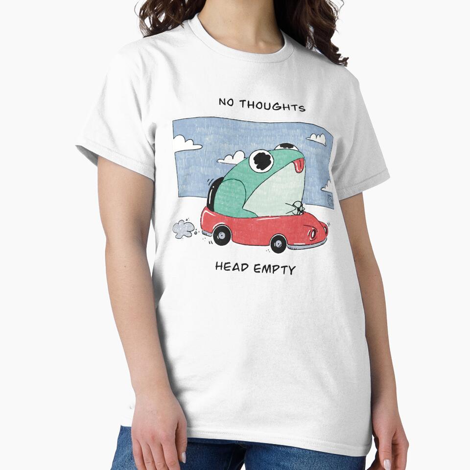 Frog In Car (No Thoughts Head Empty) by LavernHolland