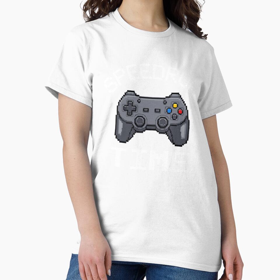 Speedrun Time Pixel Controller – Retro Gaming Icon Design by PHRASEandSTYLE