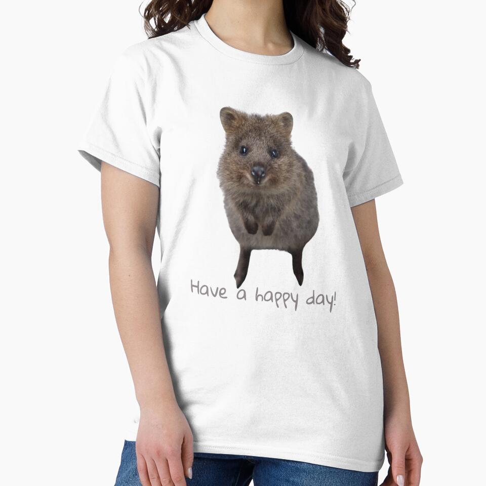 Smiling Quokka – Cute Australian Animal Illustration by doniaabraham
