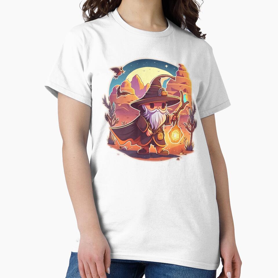Cute wizard in the desert (DnD) by TheBanditos