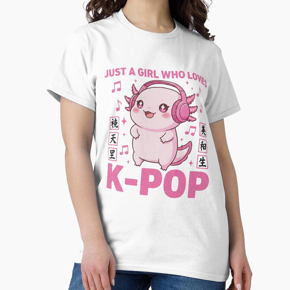 Just A Girl Who Loves K-Pop Axolotl by AdyKurniawan