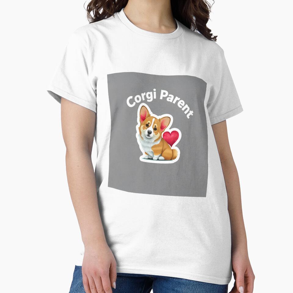 Corgi Parent – Cute Dog Lover Print by GoxyVision
