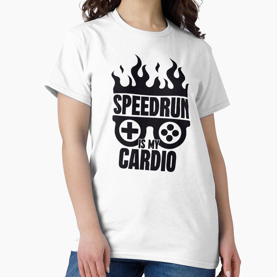 Speedrun is my cardio Funny Gamer Saying by Kubala Designs