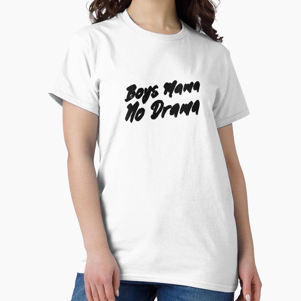 Boys' Mama: No Drama Zone, Mum of boys, mum with sons, mum humor slogan by MarJul