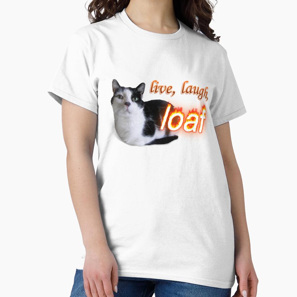 Live Laugh Loaf Cat word art by snazzyseagull