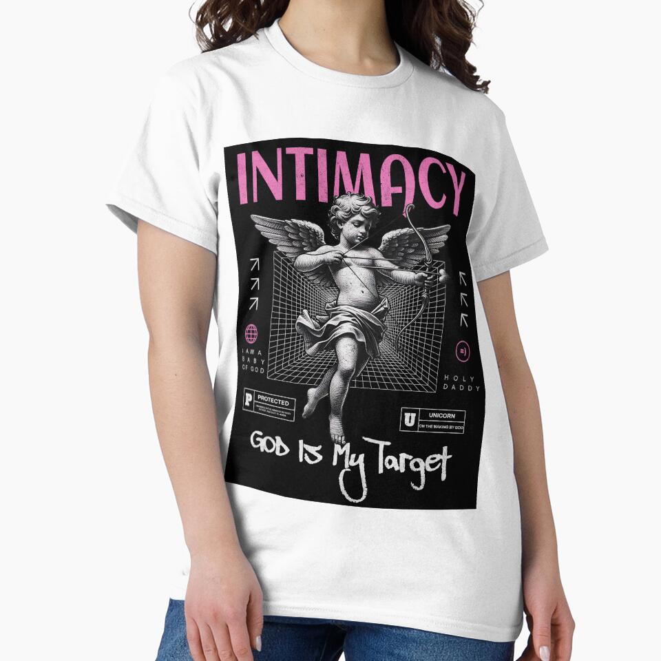 Intimacy With God – Divine Target Love Funny Angel by AATGShop