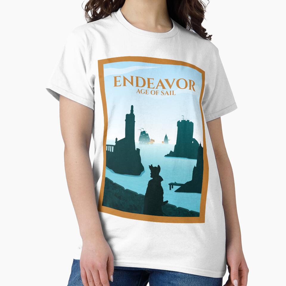 Endeavor Age of Sail - Board Games - Minimalist Travel Poster Style - Board Game Art by MeepleDesign