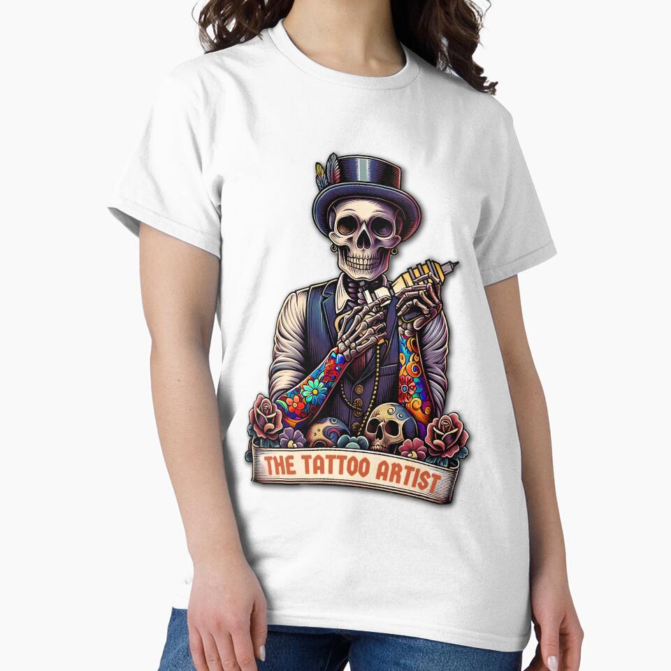 the tattoo artist skeleton by Dawidsz79