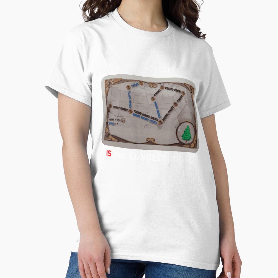 All I Want For Christmas Is The Longest Route - Board Games Design - Board Game Art by MeepleDesign