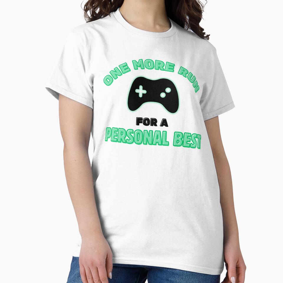 One More Run for a Personal Best – Gamer Controller Graphic Design by PHRASEandSTYLE