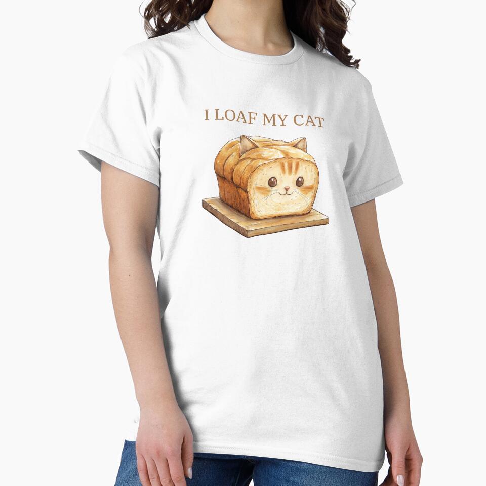 I Loaf My Cat Funny by Harmonick-Tees
