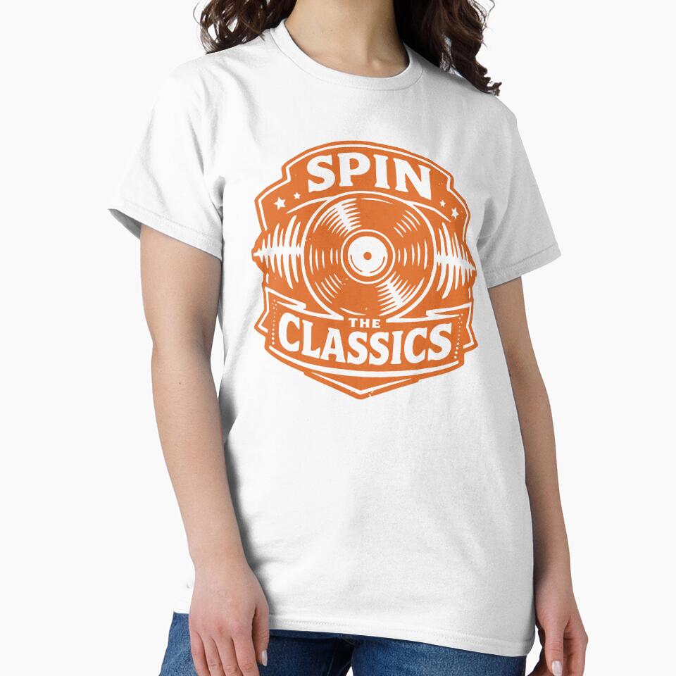 Spin the Classics Vinyl Badge by SnappyPNG