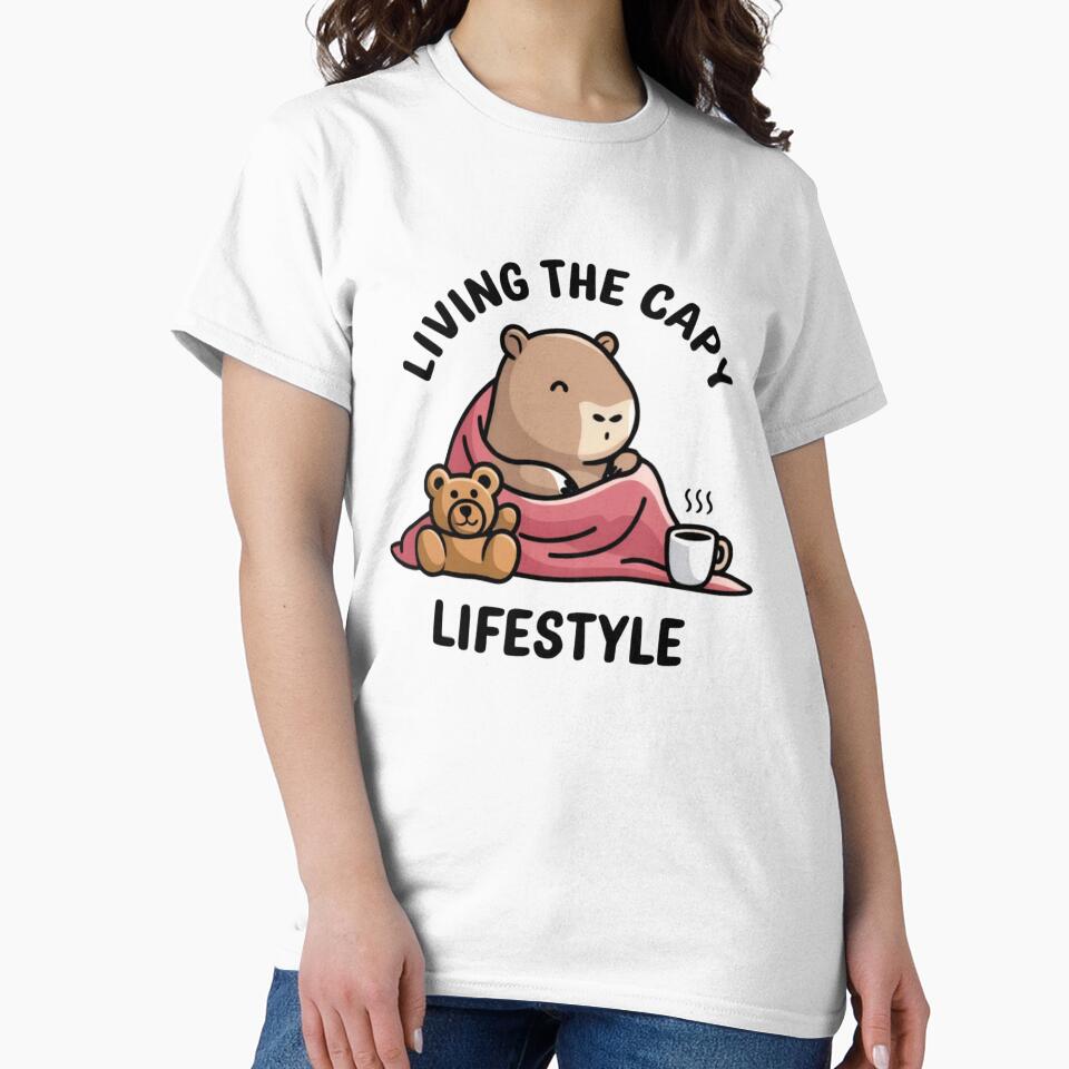 Living the Capy Lifestyle, Chill Capybara Cuddling by SixElements