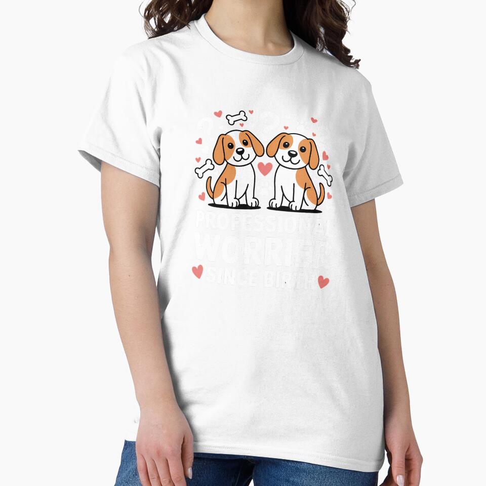 Professinal Overthinker Cute Dog Overthinking by Fresh Drip