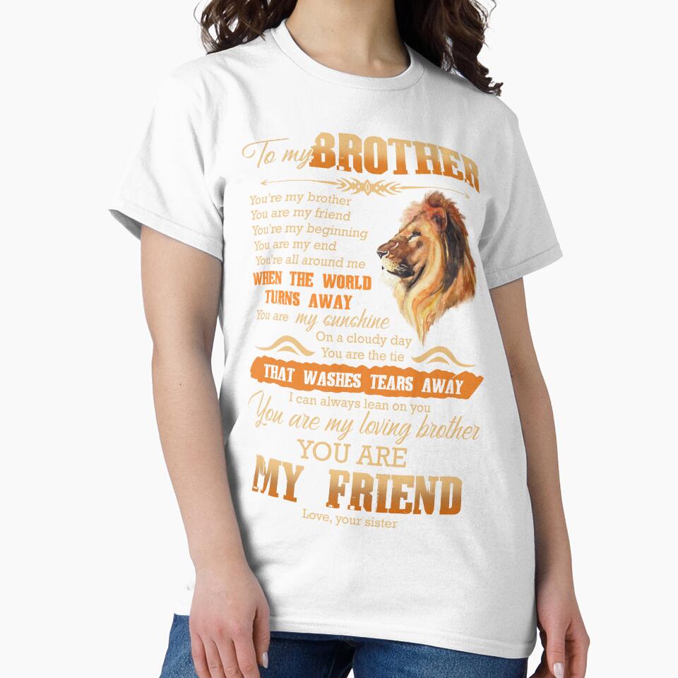 To My Brother - Lion - You Are My Friend by JanArt65