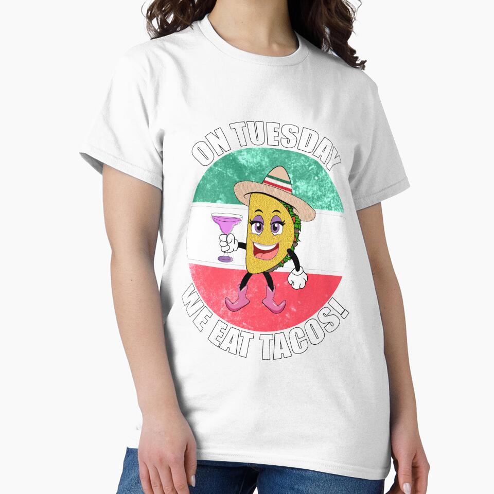 On Tuesday We Eat Tacos! - Tina Taco by CarrieTDesigns