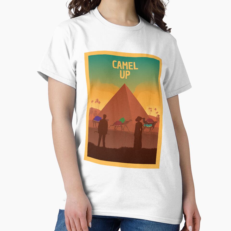 Camel Up - Board Games - Minimalist Travel Poster Style - Board Game Art by MeepleDesign