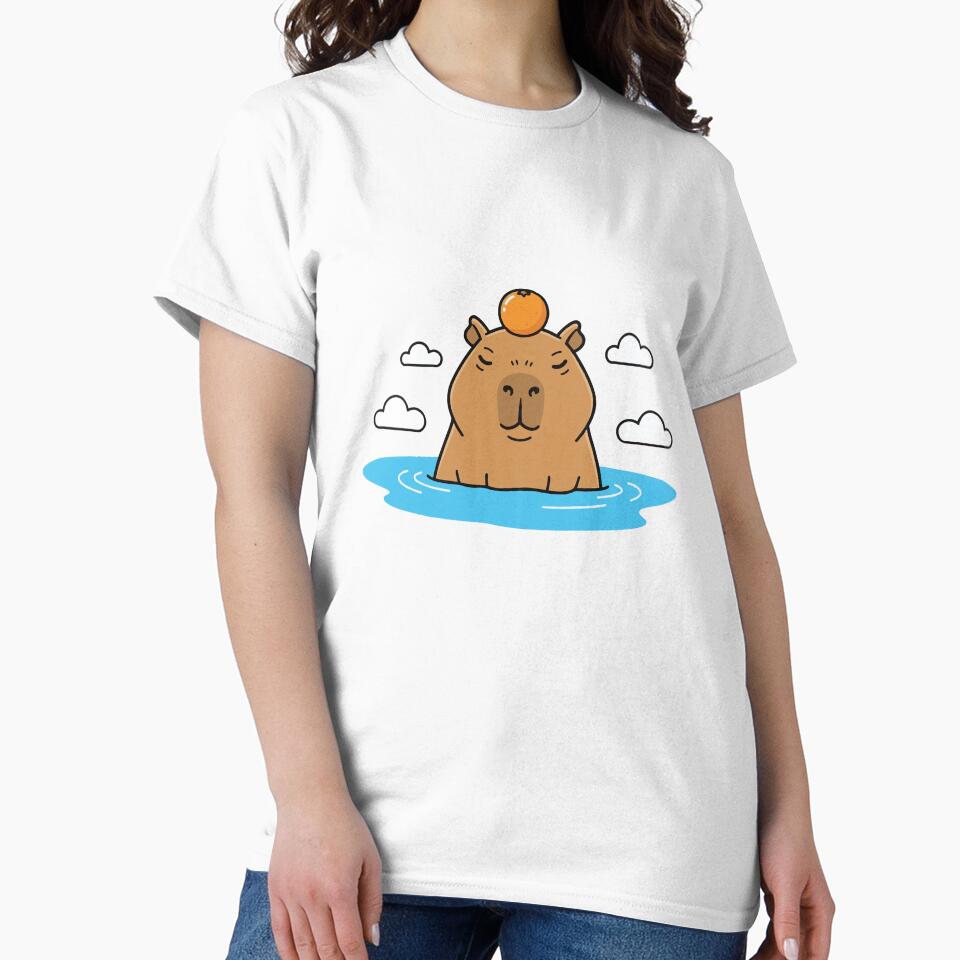 Capybara Hot Spring Bath With Yuzu Fruit by Petzzz
