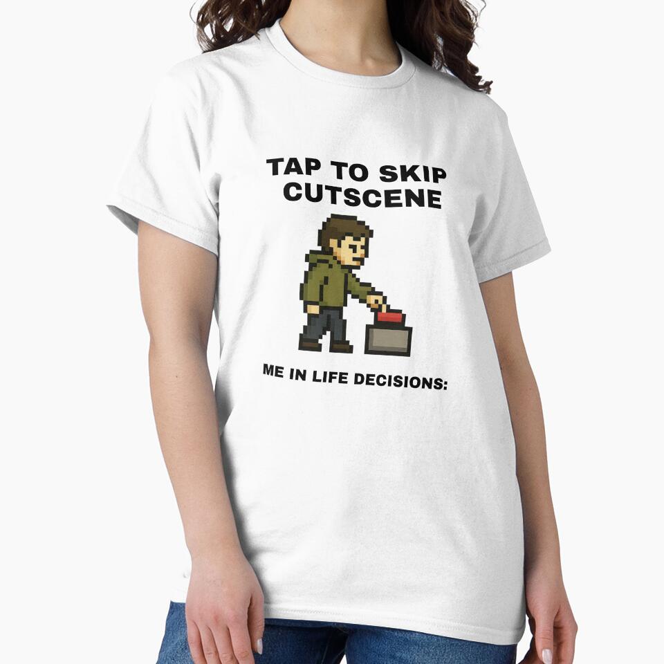 Tap to Skip Cutscene Pixel Art Meme by Loot Locker