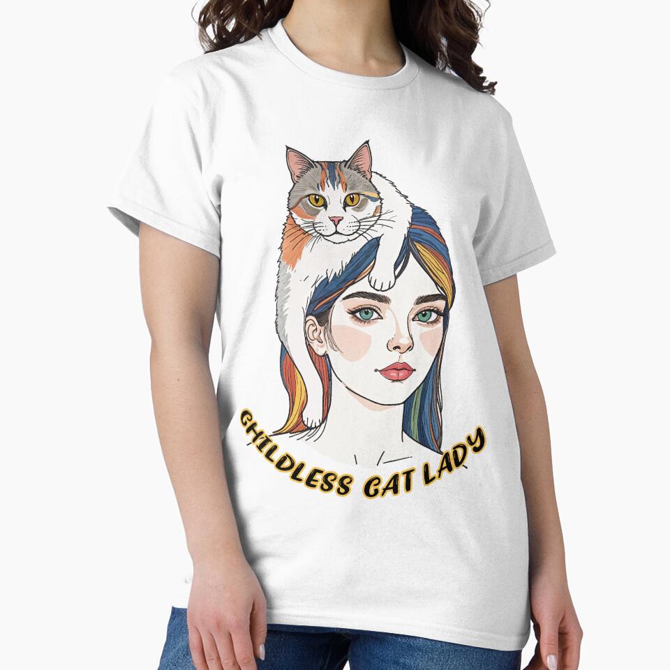 Childless Cat Lady by TeeARTHY