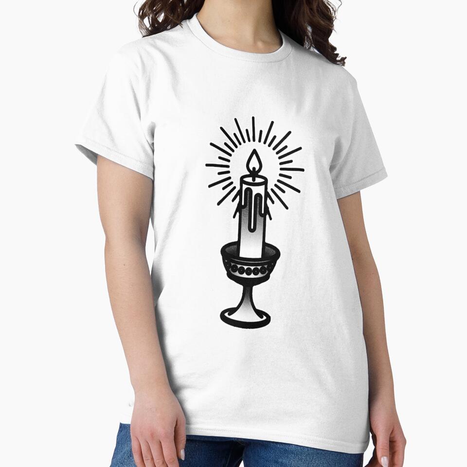 Candle Tattoo Design by Jahaziel Sandoval