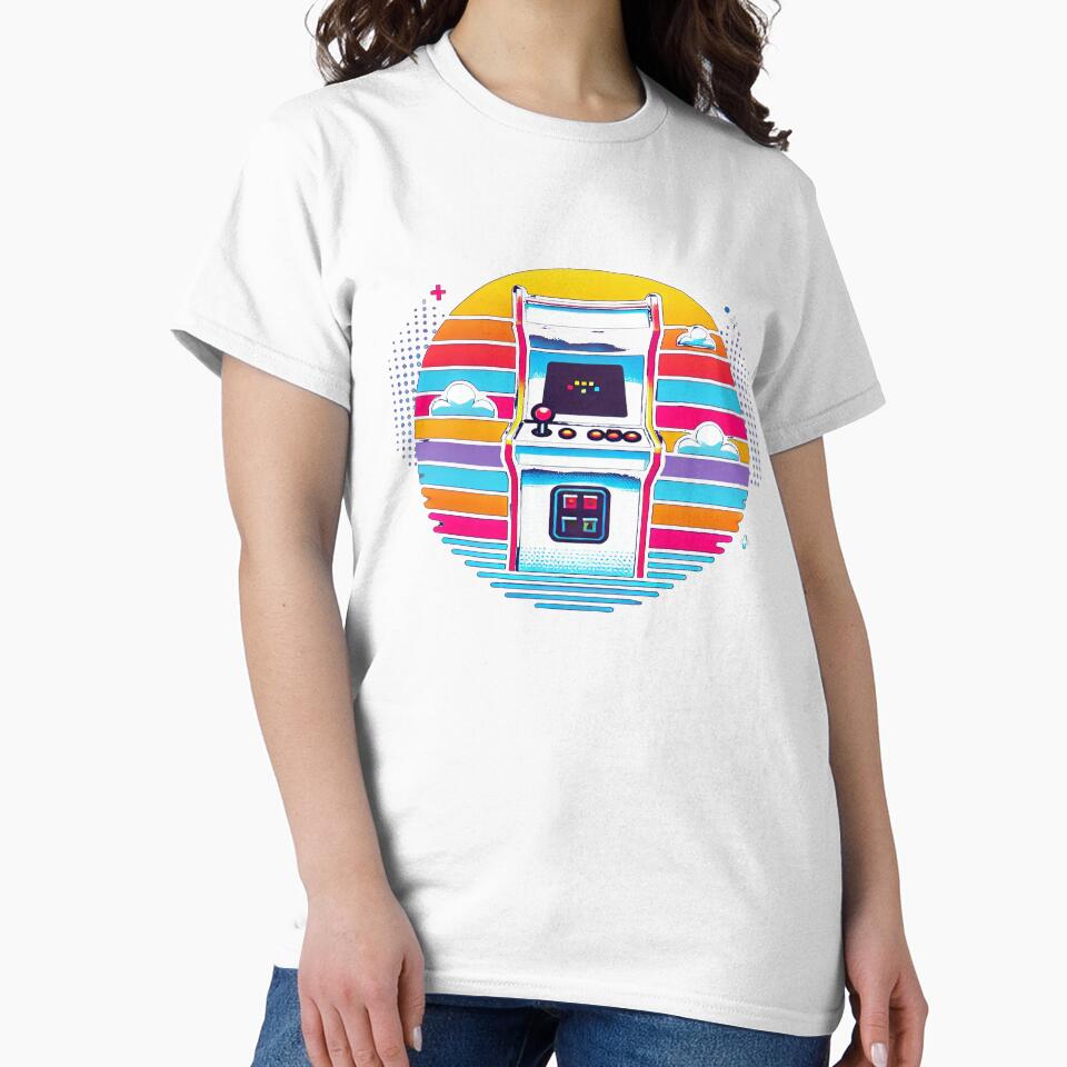 Vintage 80s Arcade Machine by Genady