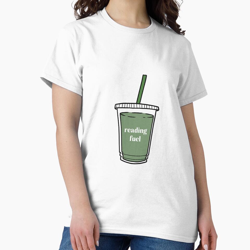 'reading fuel' Iced Matcha by sketchedby rach