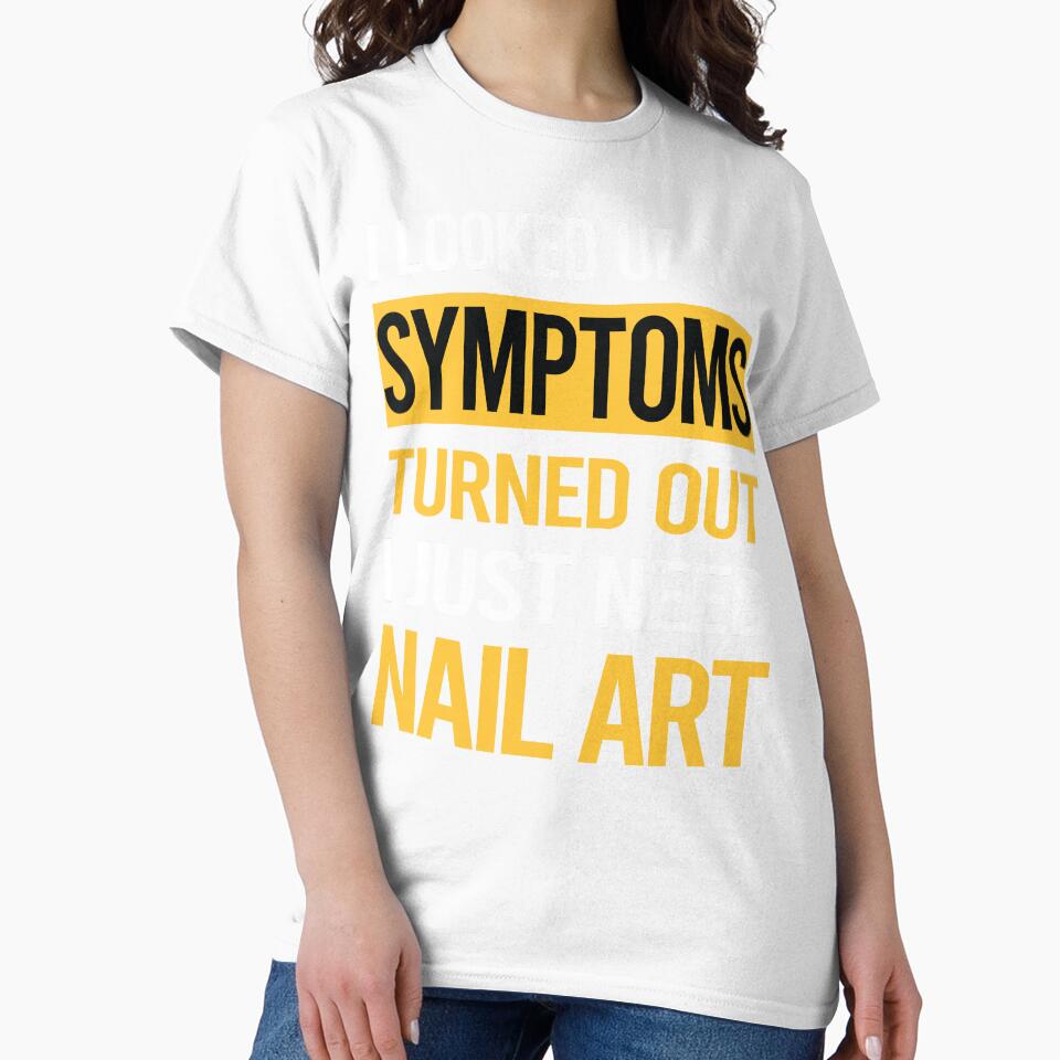 Funny My Symptoms Nail Art Nail Tech Nails Manicure Manicurist Pedicure Pedicurist by kerry8d7dlaurie