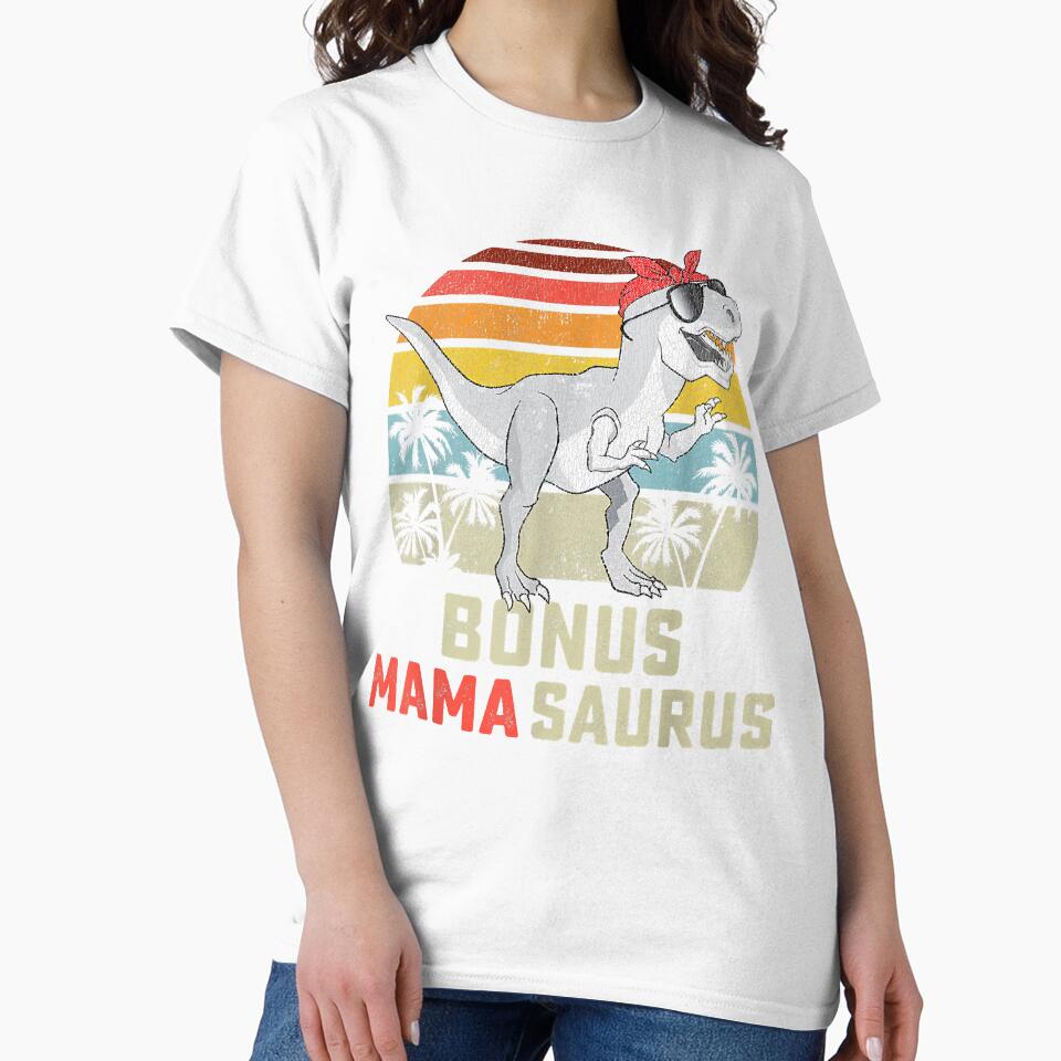 Bonus Mama Saurus T Rex Mamasaurus Stepmom Matching Family by Evrard122344