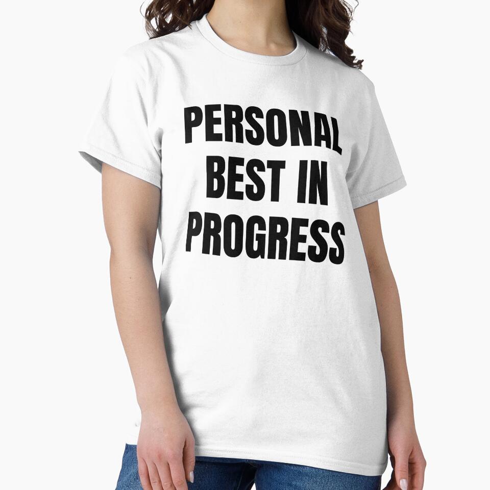 Personal Best in Progress – Bold Gaming Motivation Text by PHRASEandSTYLE