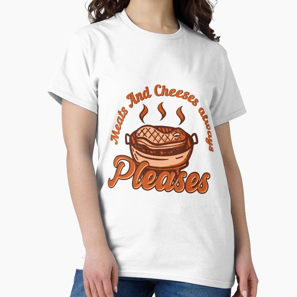 Meats And Cheeses Always Pleases Cheesy Humor Foodie by SkeletonsDanger