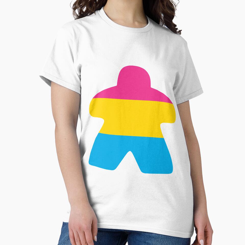Pansexual Pride Flag Meeple by BeamGeeks