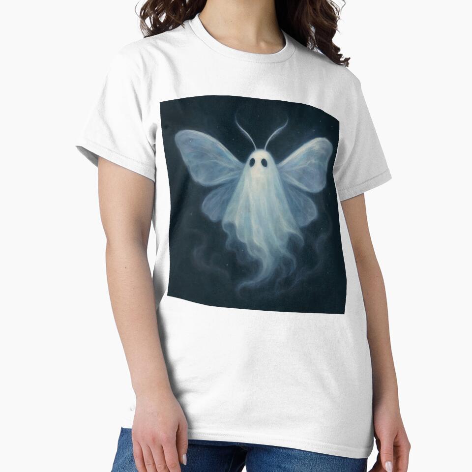 Ghost Moth – Ethereal Halloween Spirit by Zee's Whimsical Wonders
