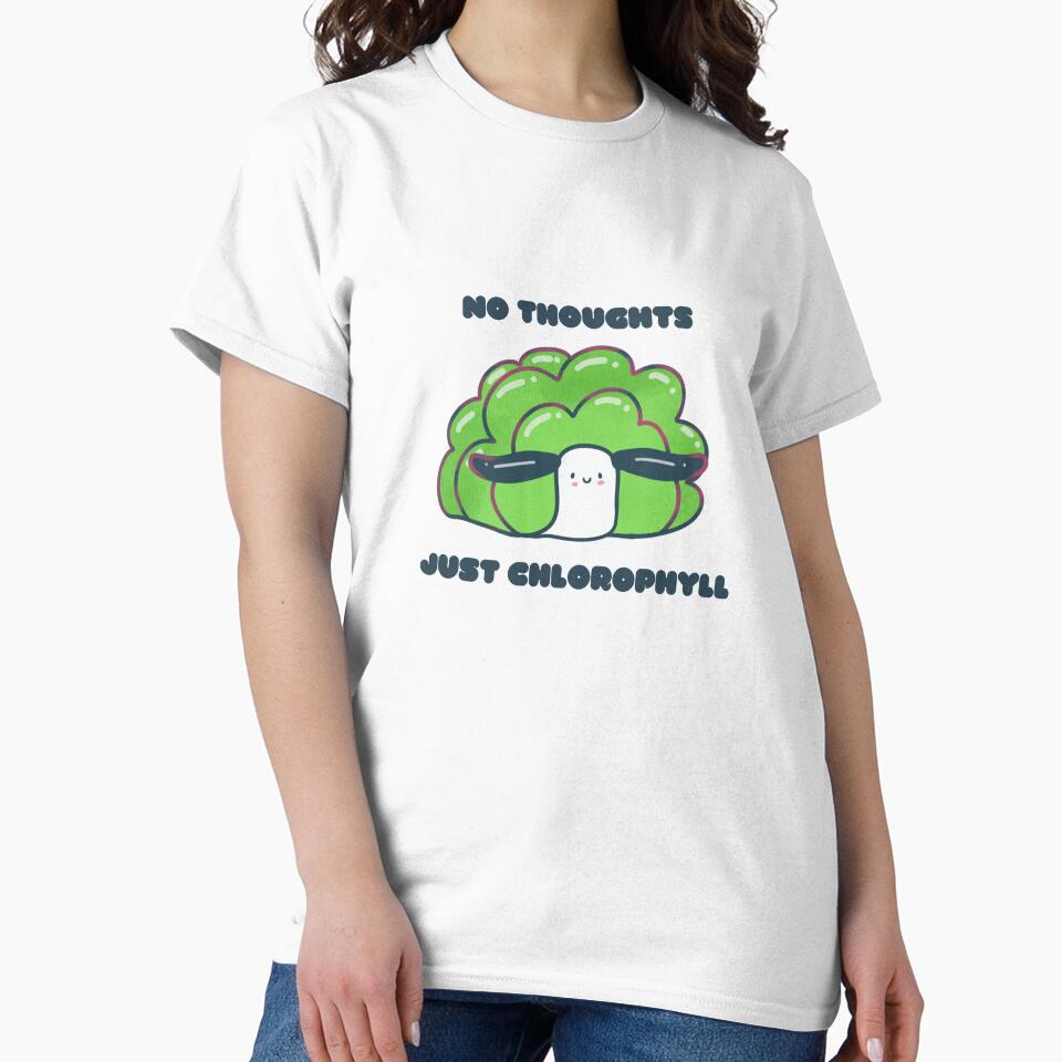 No Thoughts Just Chlorophyll - Cute Silly Sea Sheep by ShyHomebodyClub