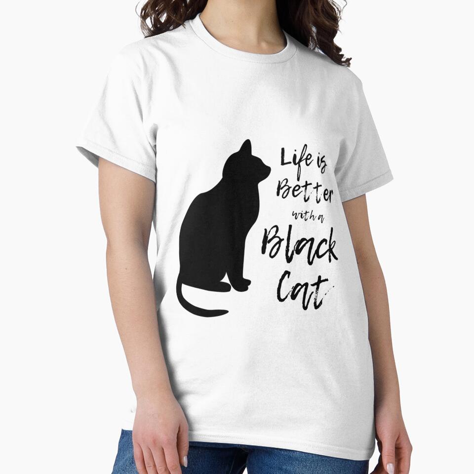Life is Better with a Black Cat by badluckblackcat